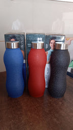 Portable stainless steel water bottle ideal for travel and gym hydration