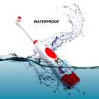 The portable electric toothbrush packaged with all accessories.