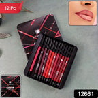 Matte lipstick pencil set displayed with packaging
