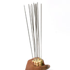 Packaging shot showing the 12-pack of durable BBQ skewers with pointed tips.