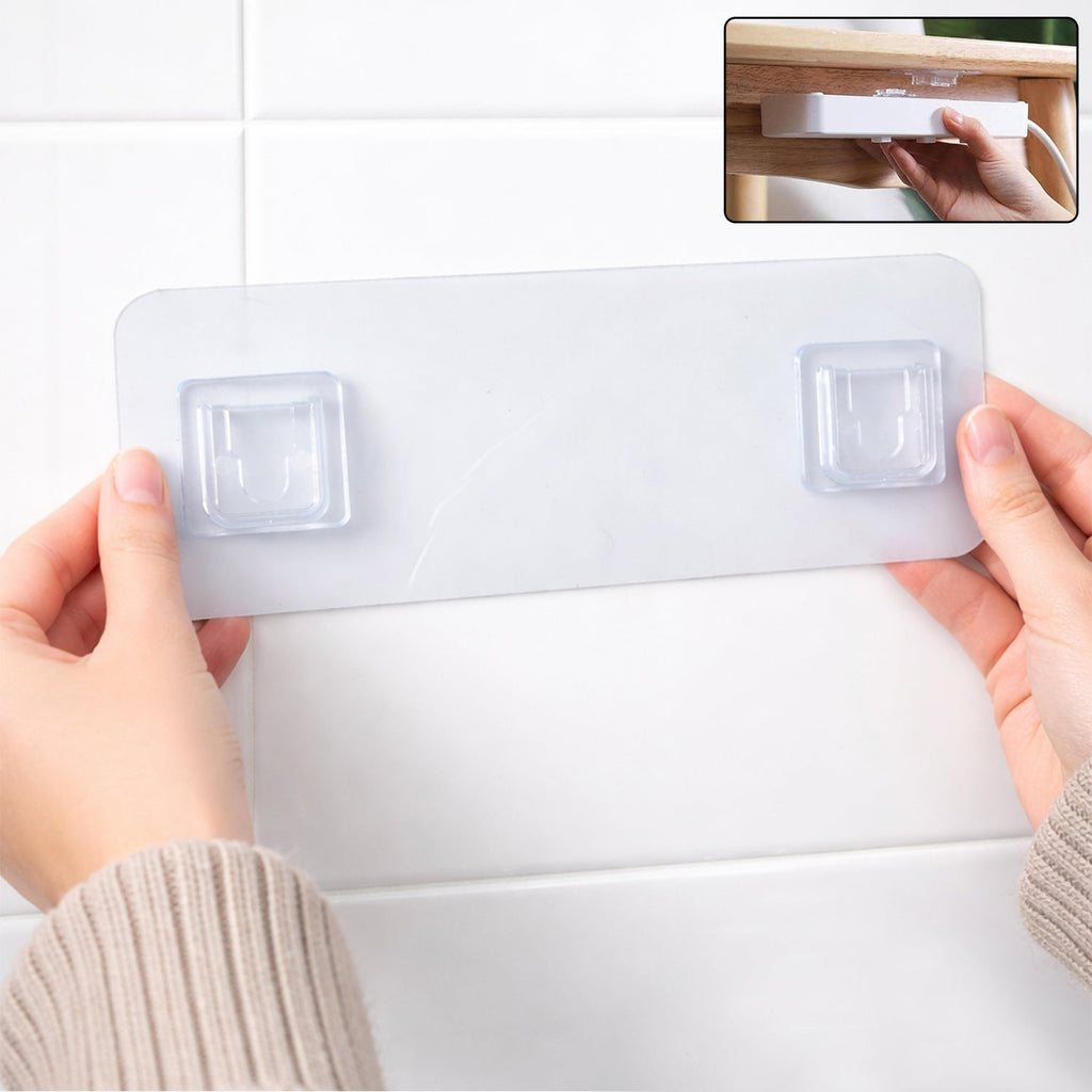Wall mounted self-adhesive organizer for home