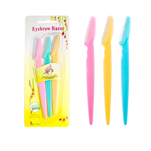 A single elegant facial hair remover razor presented against a clear, minimalist background.
