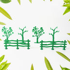 Arranged Animal Kingdom toy set with jungle animals and accessories for children