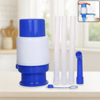 BPA-free Hand Press Water Pump securely fitted on a 20-litre water bottle.