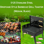 FirePot Portable Barbecue Grill packaged in its box, ready for delivery.