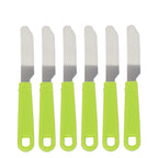 A butter knife from the premium stainless steel cutlery set, showcasing its design.