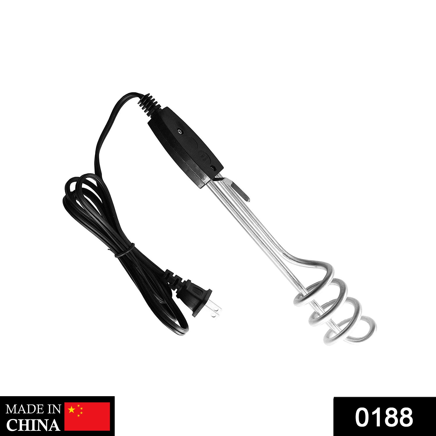 1000W electric immersion water heater ready for quick hot water.