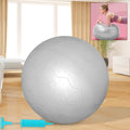 Woman performing Pilates exercises using 75CM stability gym ball