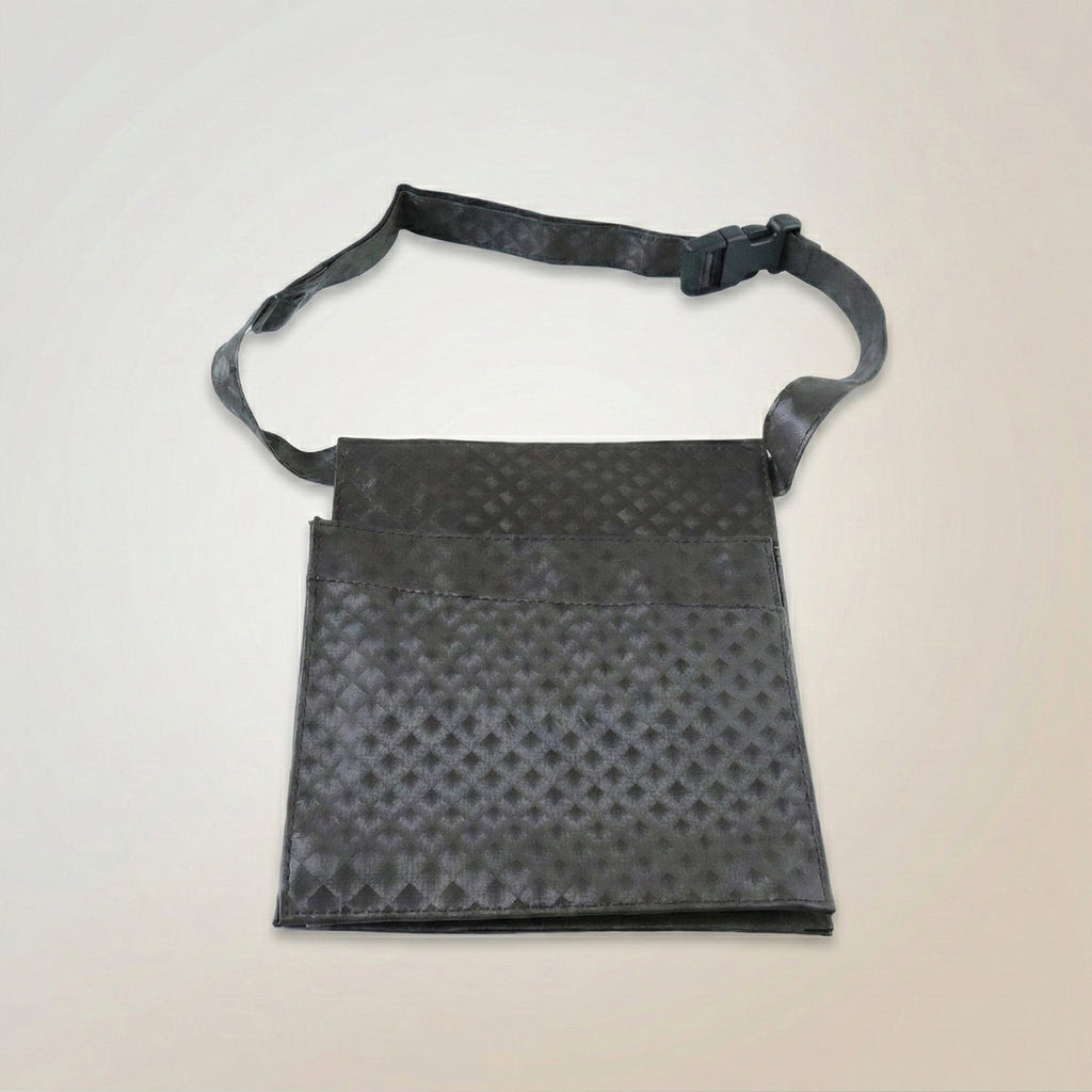 Trendy quilted waist sling bag for secure and hands-free carrying