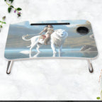 Versatile laptop desk displaying a mixed cartoon pattern.