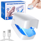 Front view of the AuriGlam Nail Fungus Laser Treatment device with control panel.