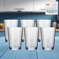 Plastic Ringo Glass with 300ml capacity showcasing crystal-clear clear body and wide base