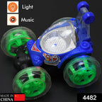 The vibrant rechargeable RC car with dynamic music and colourful lights in action.