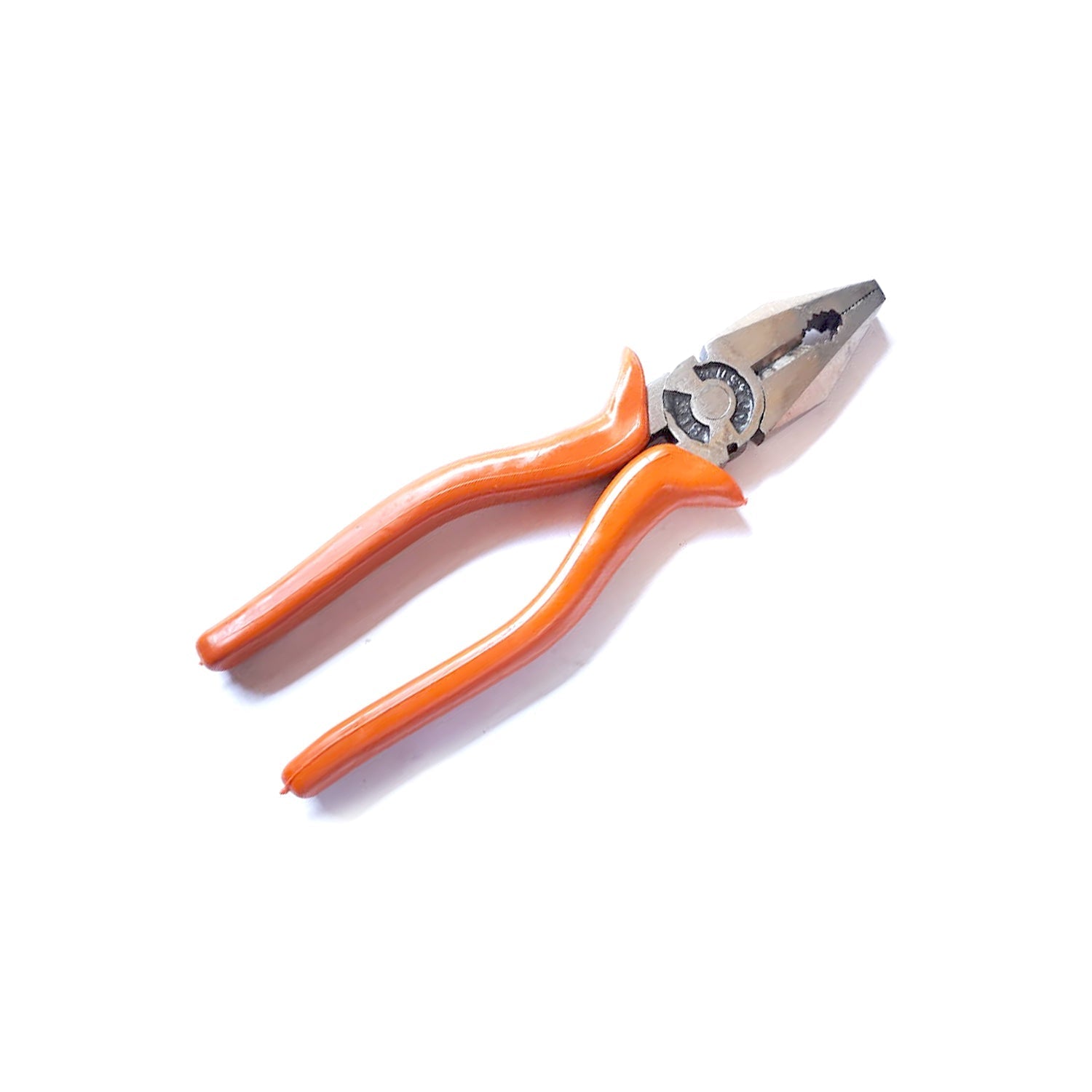 Front view of the sturdy combination pliers, designed for various applications.