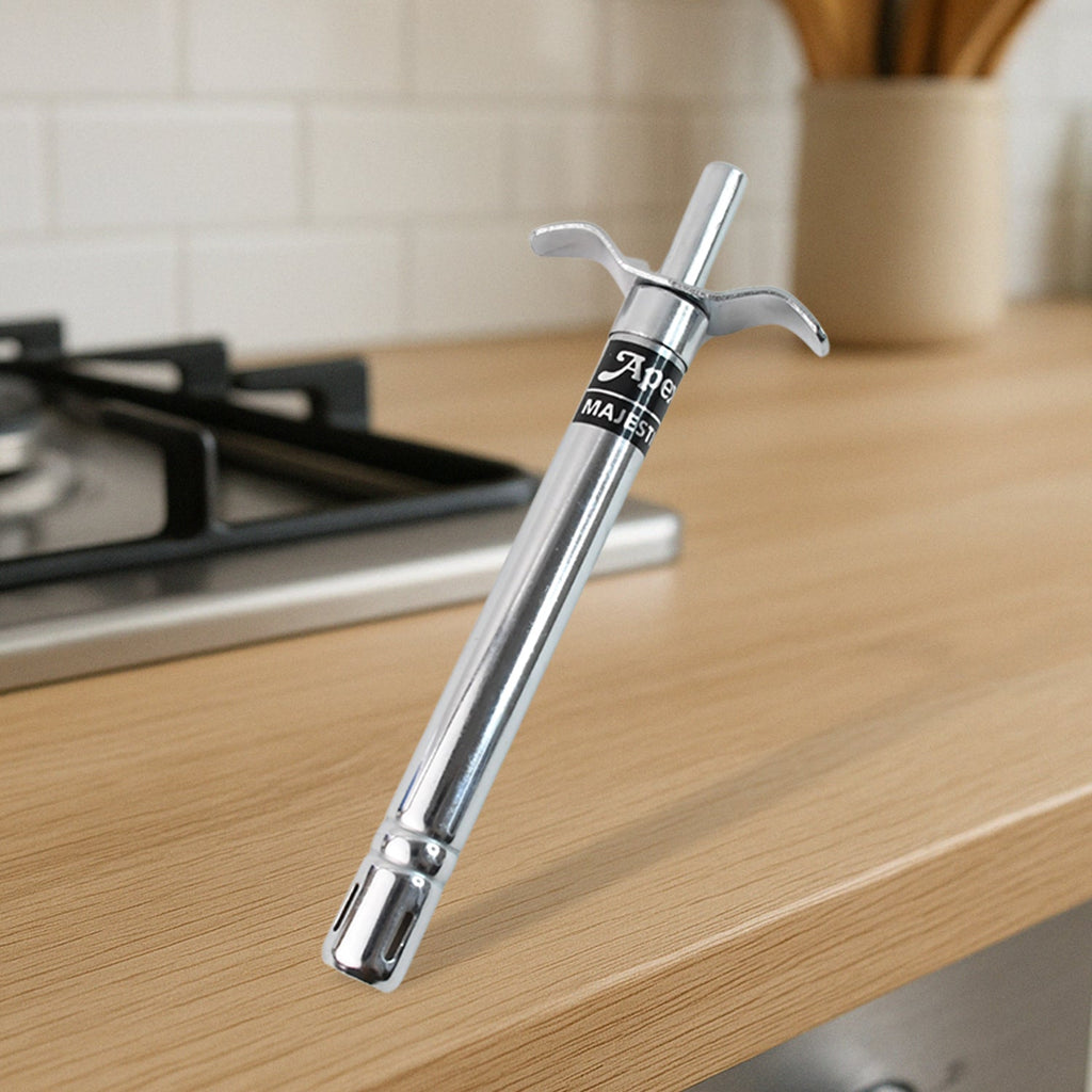 Apex Majestic stainless steel gas lighter for reliable stove ignition