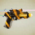 LED Laser Gun Toy with vibrant LED lights and futuristic design