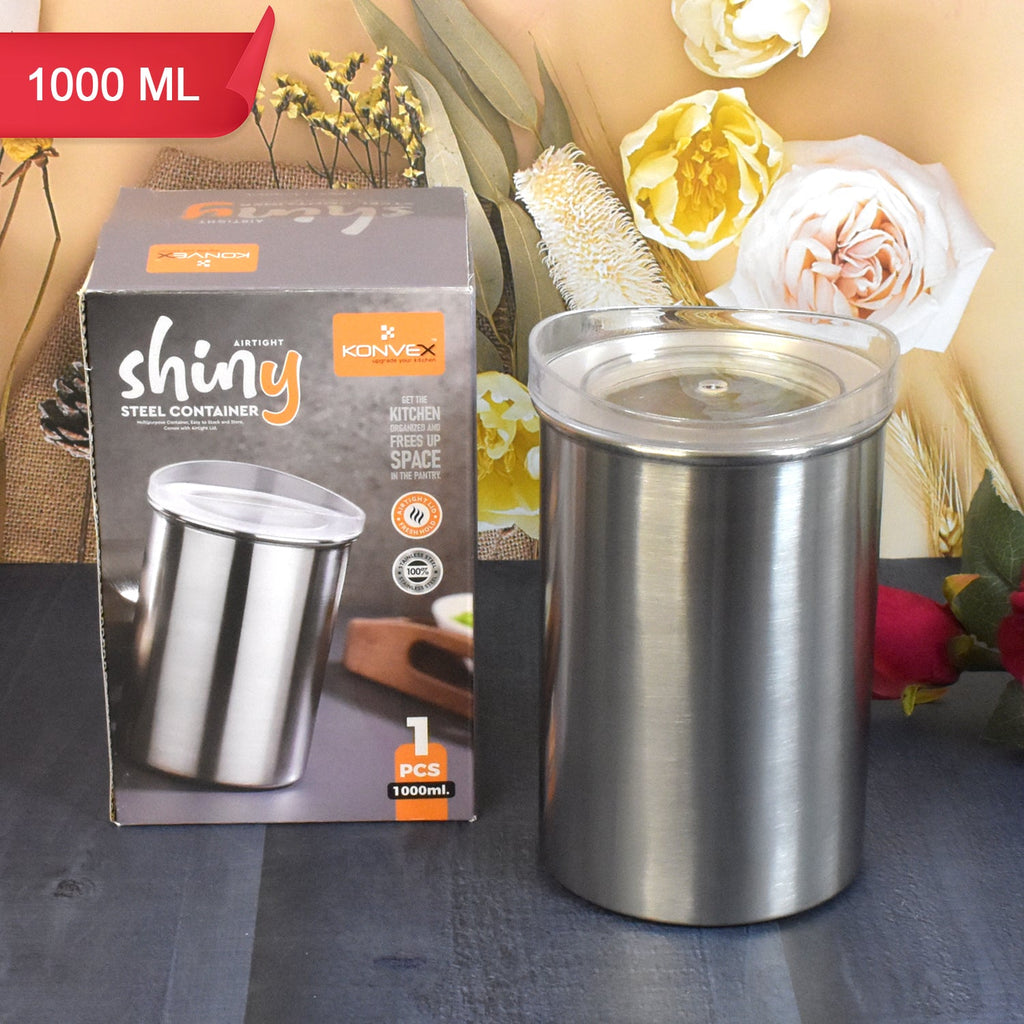 Multipurpose dry fruit containers by Konvex, showcasing their sleek design.