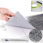 Roll of self-adhesive aluminium kitchen foil for surface protection.