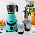 Orbit mixer grinder 550W with 3 stainless steel jars for versatile kitchen use.