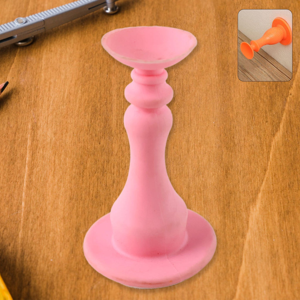 Pink washing machine door holder made of soft rubber