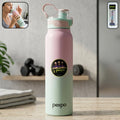 Front view of Pexpo Amaze insulated stainless steel water bottle with sleek design