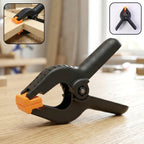 Heavy duty spring clamp with strong grip jaws for woodworking and DIY