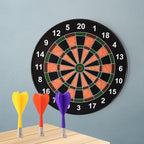 Classic magnetic dartboard game set with three colorful magnetic darts
