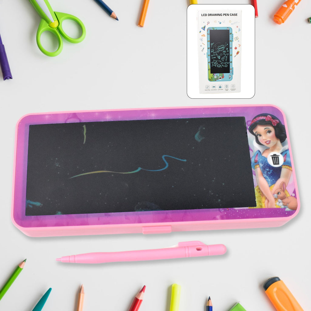 InkGlow LED Drawing Pad with stylus pen and compass for creative kids.