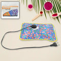 Electric Hot Water Bag for soothing pain relief, a front view.