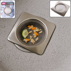 Rustproof stainless steel sink strainer in kitchen sink trap