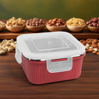 Top view of 400ml container filled with fresh food