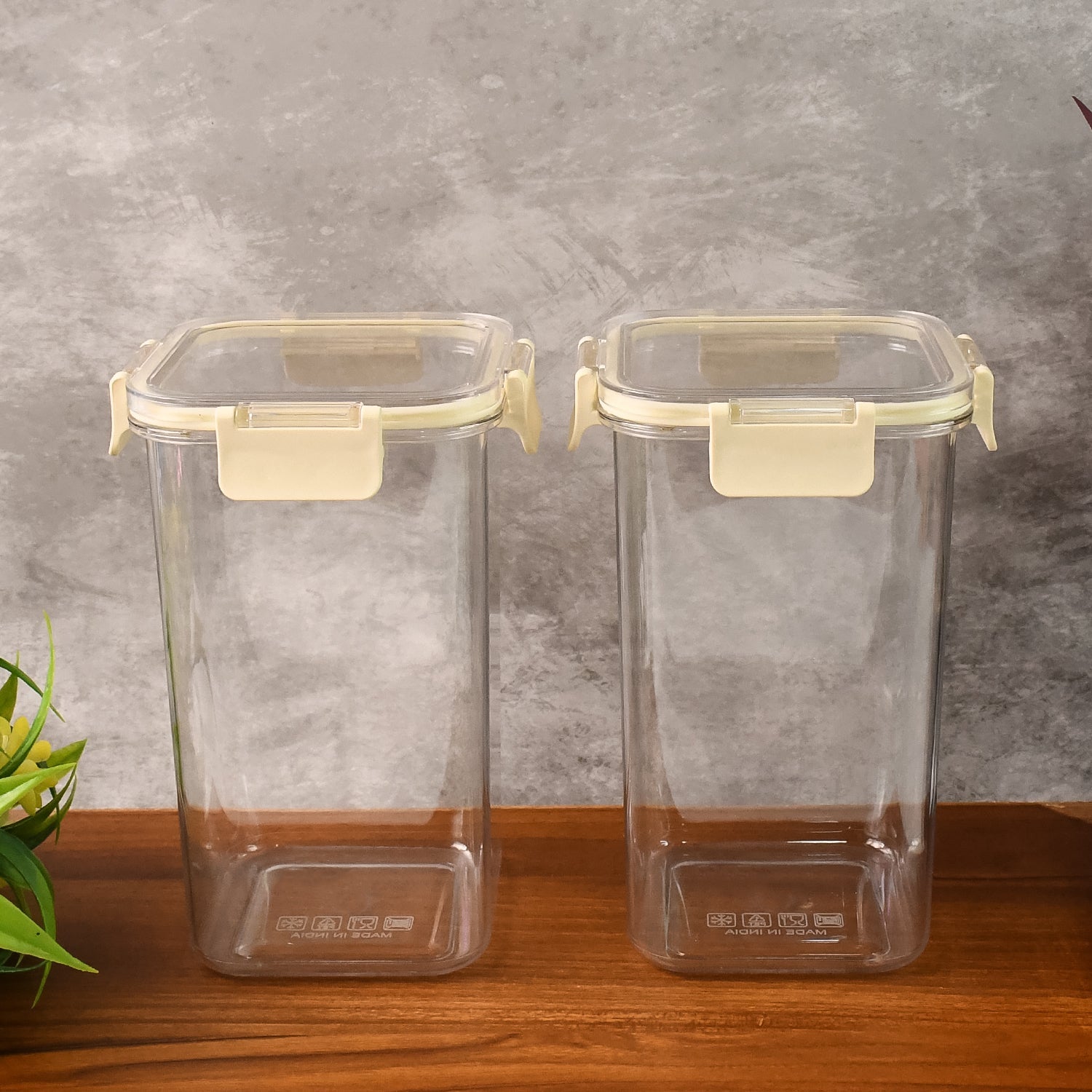 Apex airtight kitchen storage container set with 1400ml capacity each