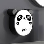 Panda soap storage box holding soap bar