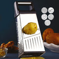 Apex multipurpose 5-in-1 stainless steel slicer with ergonomic handle