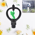Rotating plastic garden spray nozzle for efficient irrigation, showcasing its butterfly design.
