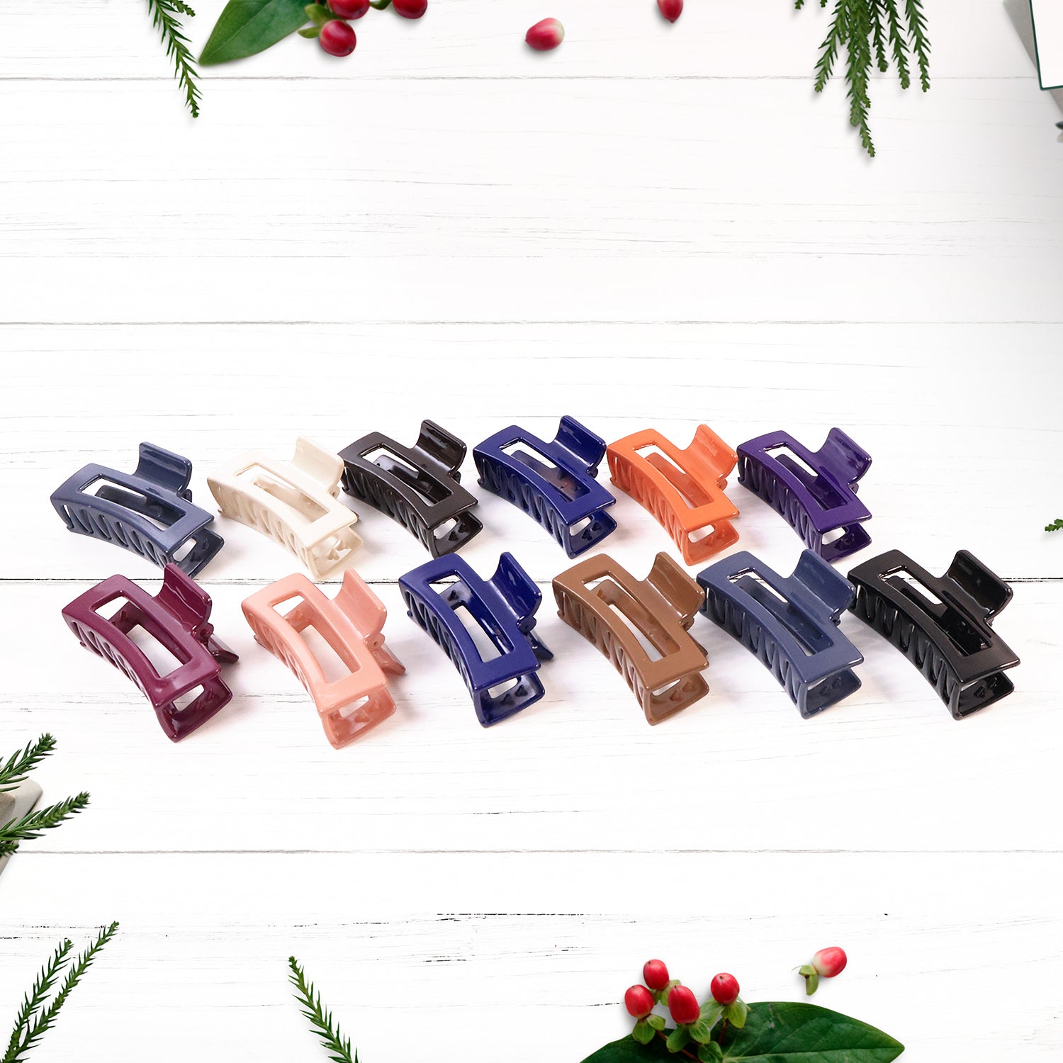 Classic matte finish hair claw clip offering secure hold