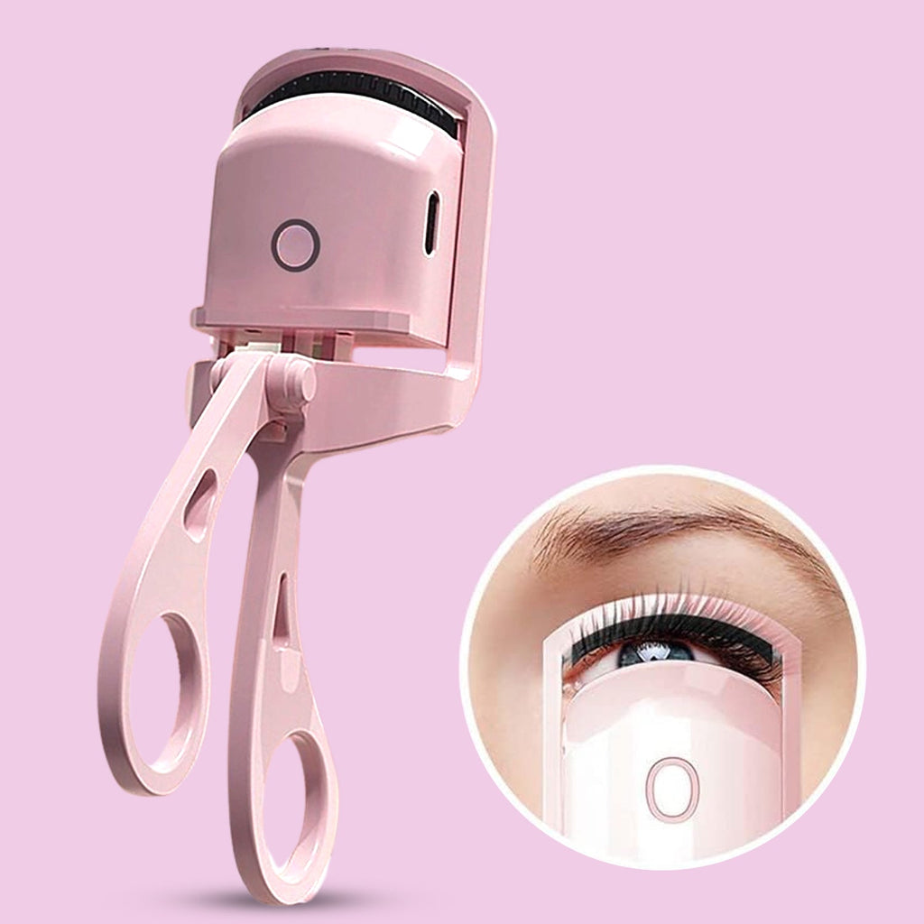 Electric Heated Eyelash Curler by BeautyBare on a clean white background.