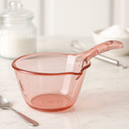 Transparent kitchen washing straining bowl with ergonomic handle