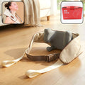 Adjustable neck and shoulder massager belt with soft cushion support