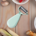 Apex ginger peeler with dual stainless steel blades for efficient peeling