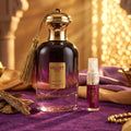 Velvet Oud perfume bottle showcasing premium long-lasting fragrance