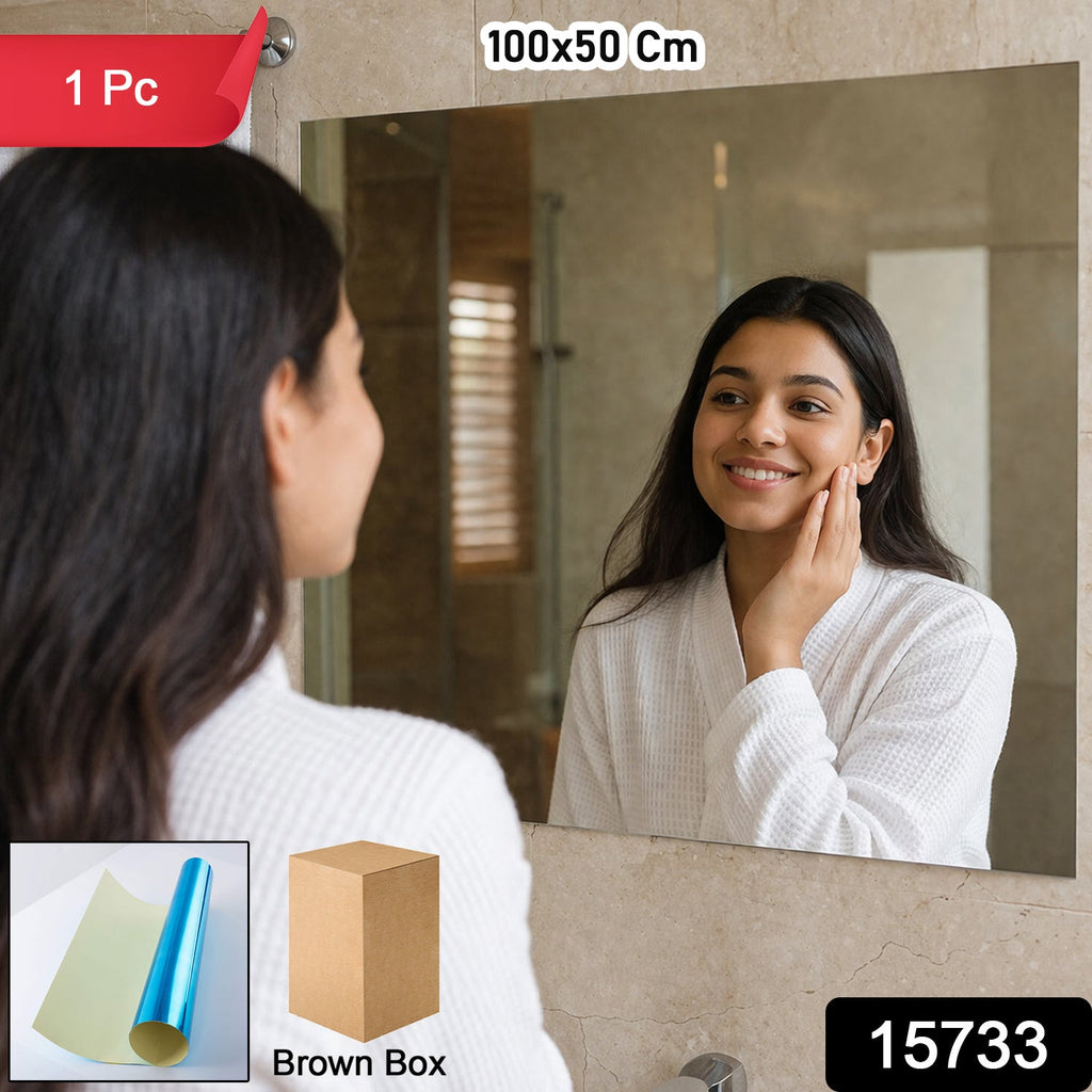 Stick on mirror sheet ideal for DIY wall decoration