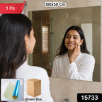 Stick on mirror sheet ideal for DIY wall decoration