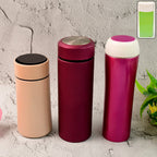 Assorted stainless steel travel water bottles with 300ml capacity