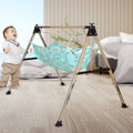Portable folding baby cradle ghodiyu stainless steel swing stand