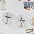 Plastic self adhesive wall hook mounted on wall holding items