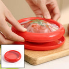 Green Organivo Fruit & Vegetable Container with a clear lid, ideal for fresh produce storage.