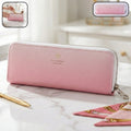 Closed premium makeup brush storage pouch with zip closure