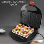 Delicious grilled sandwich being prepared in the FirePot 750W panini press.