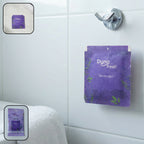 Lavender hanging air freshener gel 10gm in use in small space
